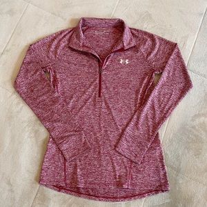 Under Armour heat gear half zip pullover - Small